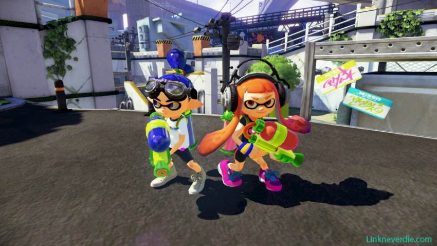Hình ảnh trong game Splatoon (screenshot) Hình ảnh trong game Splatoon (screenshot)