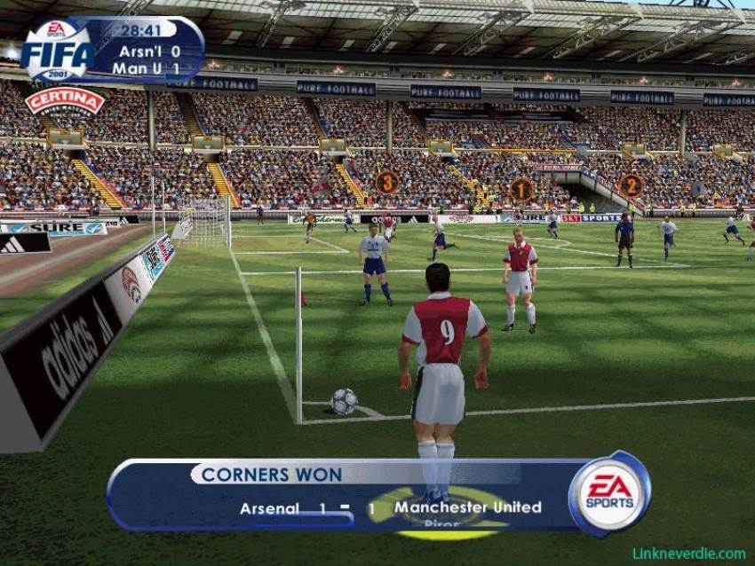 Hình ảnh trong game FIFA 2001 (screenshot) Hình ảnh trong game FIFA 2001 (screenshot)
