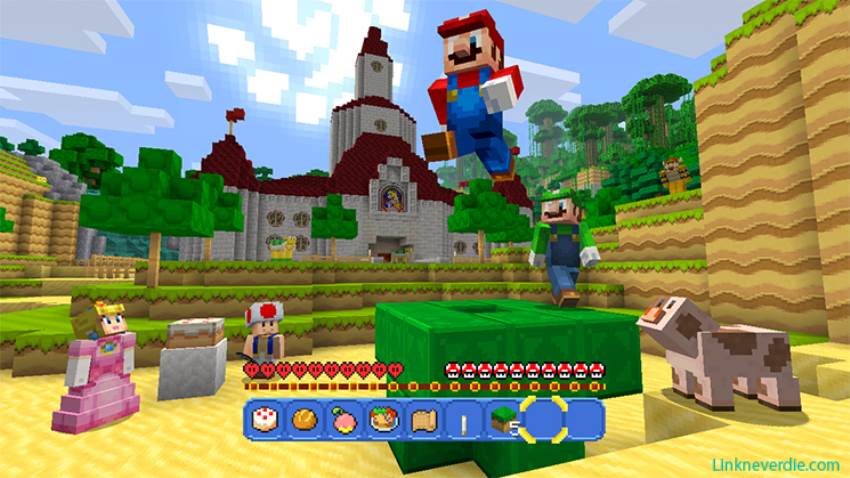 Hình ảnh trong game Minecraft: Super Mario Edition (screenshot) Hình ảnh trong game Minecraft: Super Mario Edition (screenshot)