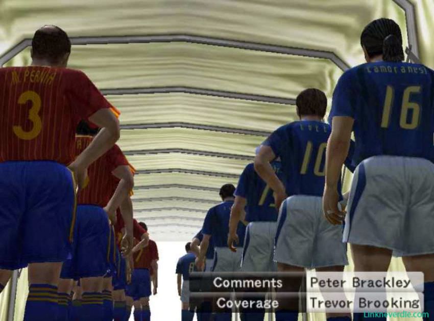 Hình ảnh trong game PES 2006 (screenshot) Hình ảnh trong game PES 2006 (screenshot)