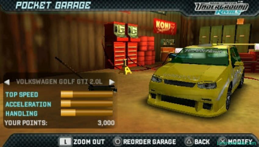 Hình ảnh trong game Need for Speed: Underground Rivals (screenshot) Hình ảnh trong game Need for Speed: Underground Rivals (screenshot)