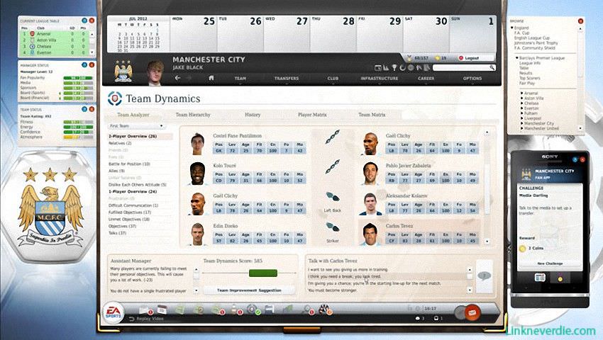 Hình ảnh trong game FIFA Manager 13 (screenshot) Hình ảnh trong game FIFA Manager 13 (screenshot)