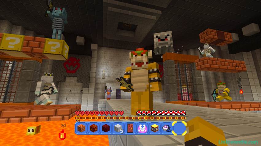 Hình ảnh trong game Minecraft: Super Mario Edition (screenshot) Hình ảnh trong game Minecraft: Super Mario Edition (screenshot)