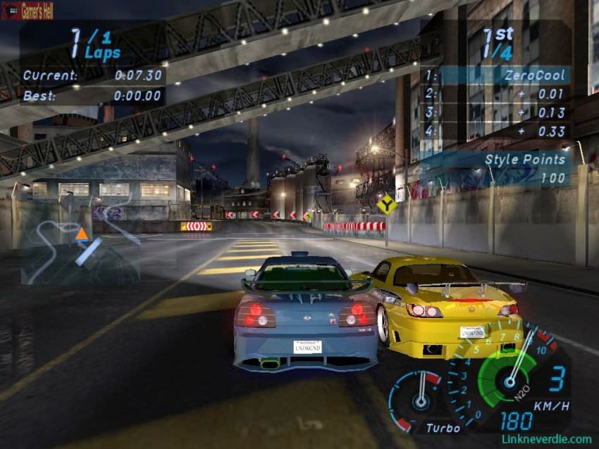 Hình ảnh trong game Need for Speed: Underground (screenshot) Hình ảnh trong game Need for Speed: Underground (screenshot)