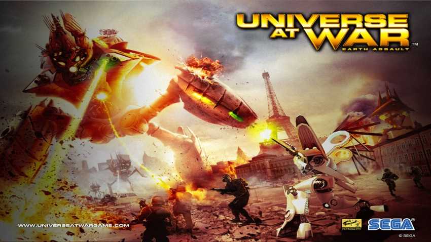 Universe at War: Earth Assault cover Universe at War: Earth Assault cover