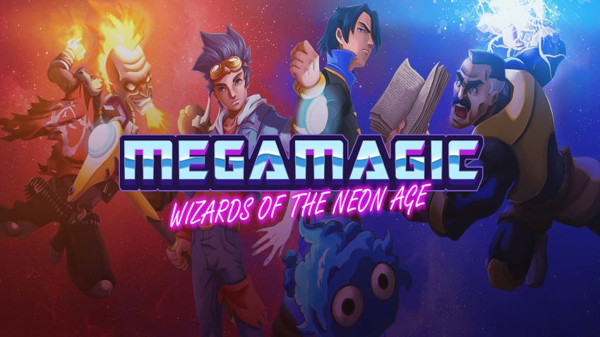 Megamagic: Wizards of the Neon Age cover Megamagic: Wizards of the Neon Age cover