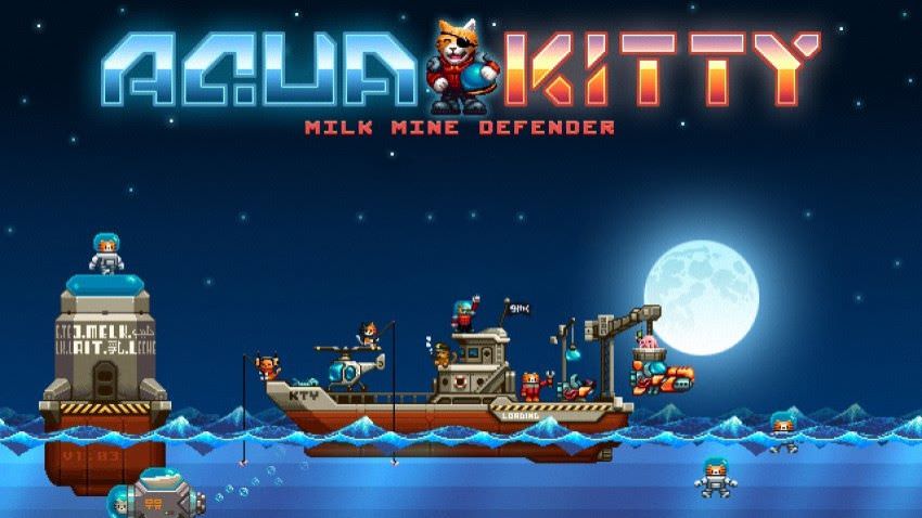 Aqua Kitty - Milk Mine Defender cover Aqua Kitty - Milk Mine Defender cover