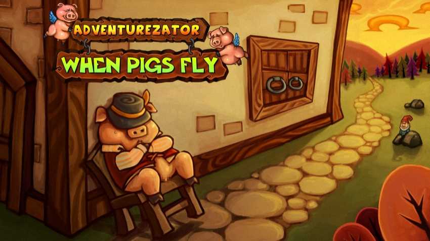 Adventurezator: When Pigs Fly cover Adventurezator: When Pigs Fly cover