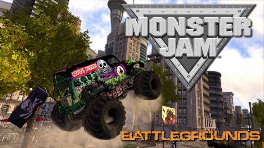 Monster Jam Battlegrounds cover Monster Jam Battlegrounds cover