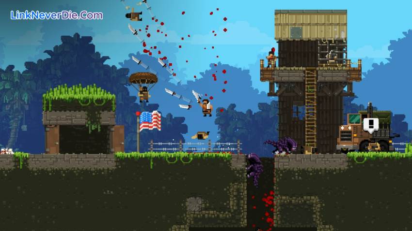 Hình ảnh trong game Broforce (screenshot) Hình ảnh trong game Broforce (screenshot)