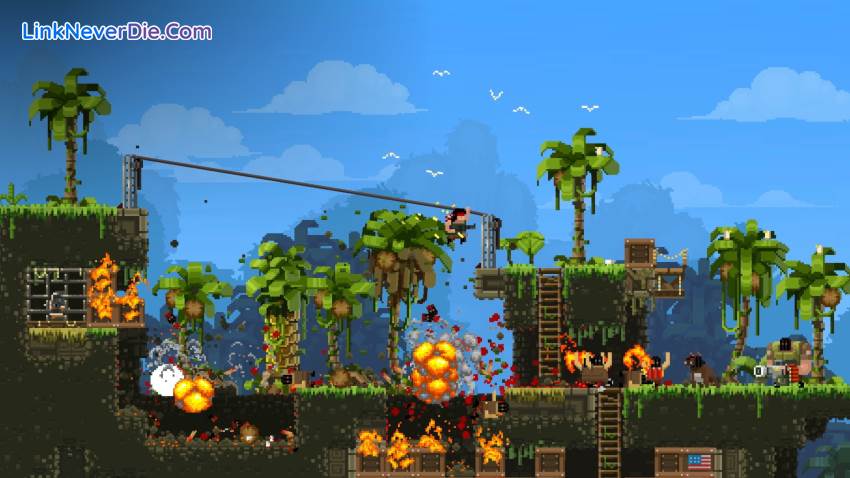 Hình ảnh trong game Broforce (screenshot) Hình ảnh trong game Broforce (screenshot)