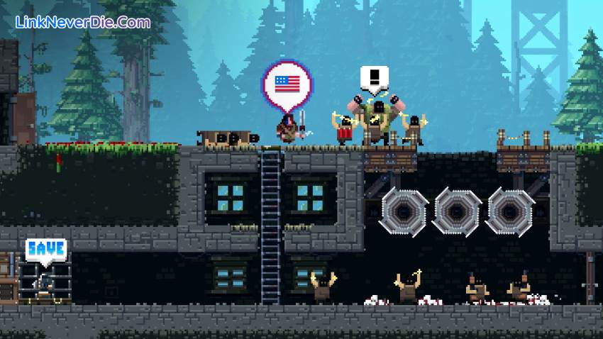 Hình ảnh trong game Broforce (screenshot) Hình ảnh trong game Broforce (screenshot)