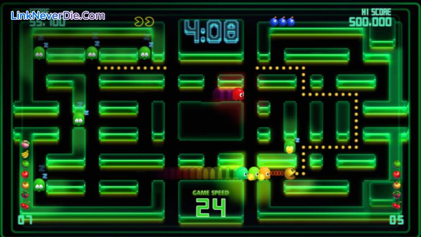 Hình ảnh trong game PAC-MAN Championship Edition DX+ (screenshot) Hình ảnh trong game PAC-MAN Championship Edition DX+ (screenshot)