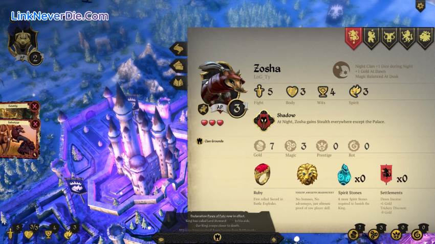 Hình ảnh trong game Armello (screenshot) Hình ảnh trong game Armello (screenshot)