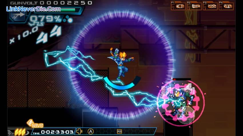 Hình ảnh trong game Azure Striker Gunvolt (screenshot) Hình ảnh trong game Azure Striker Gunvolt (screenshot)