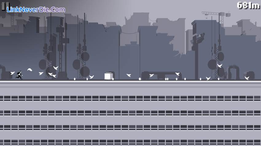 Hình ảnh trong game Canabalt (screenshot) Hình ảnh trong game Canabalt (screenshot)