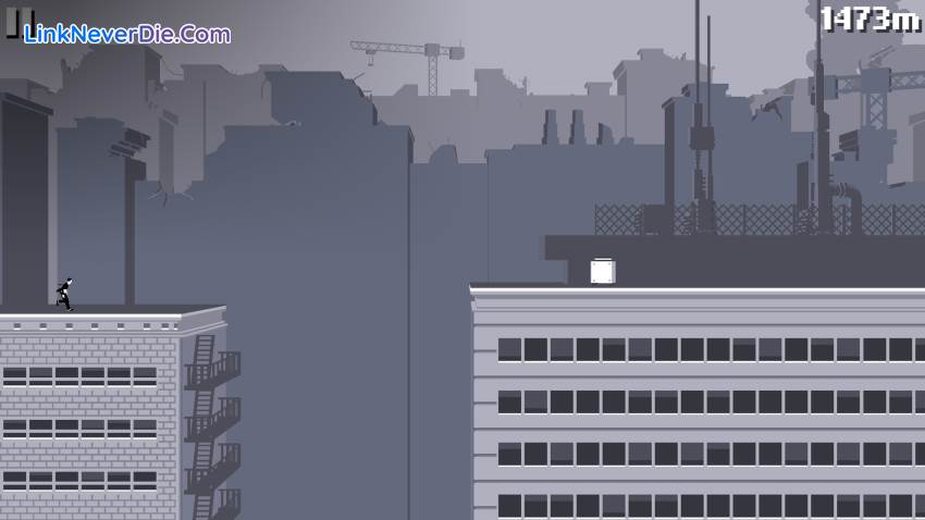 Hình ảnh trong game Canabalt (screenshot) Hình ảnh trong game Canabalt (screenshot)