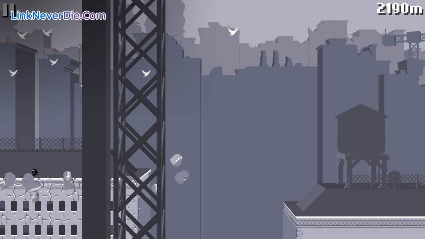 Hình ảnh trong game Canabalt (screenshot) Hình ảnh trong game Canabalt (screenshot)