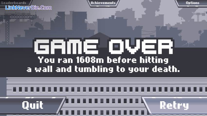 Hình ảnh trong game Canabalt (screenshot) Hình ảnh trong game Canabalt (screenshot)