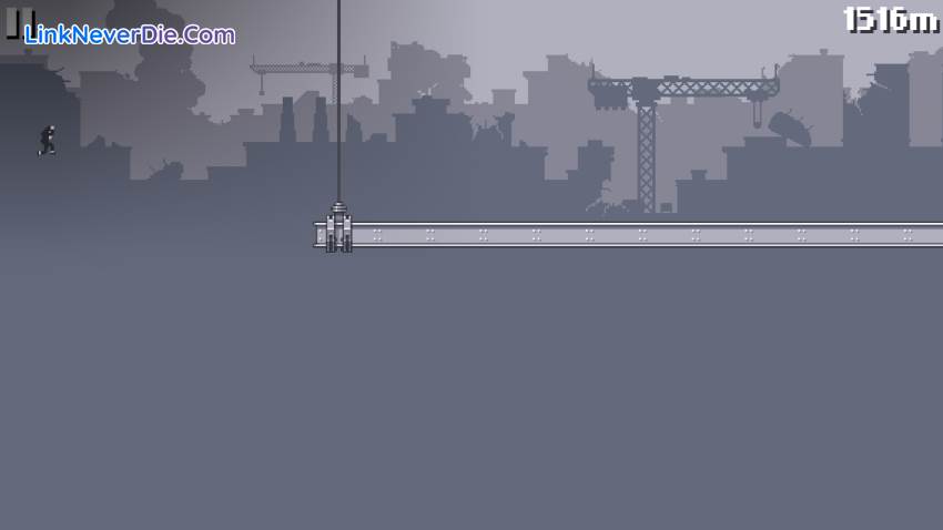 Hình ảnh trong game Canabalt (screenshot) Hình ảnh trong game Canabalt (screenshot)