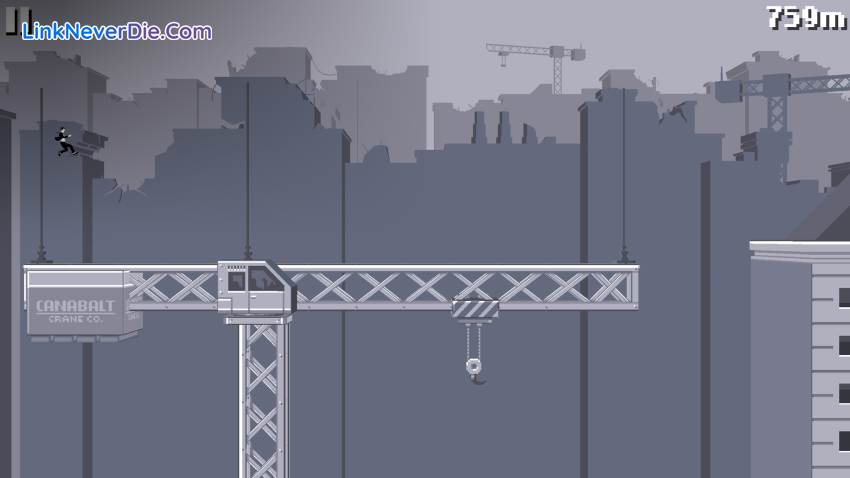 Hình ảnh trong game Canabalt (screenshot) Hình ảnh trong game Canabalt (screenshot)