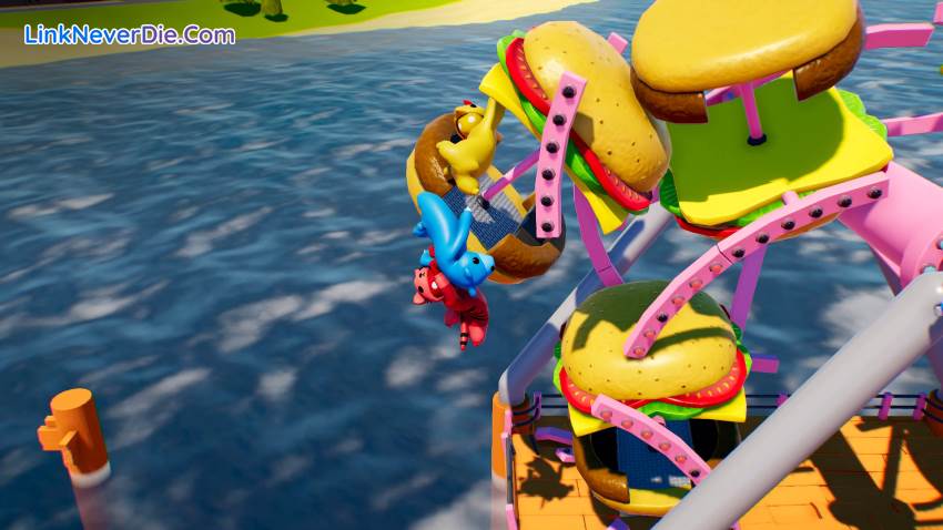 Hình ảnh trong game Gang Beasts (screenshot) Hình ảnh trong game Gang Beasts (screenshot)