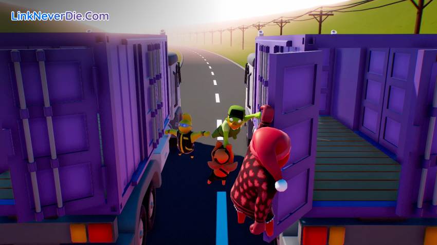 Hình ảnh trong game Gang Beasts (screenshot) Hình ảnh trong game Gang Beasts (screenshot)