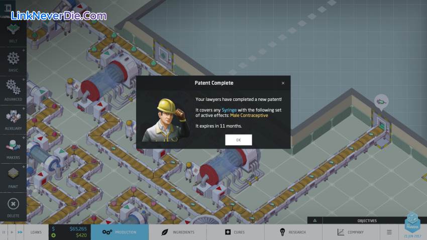 Hình ảnh trong game Big Pharma (screenshot) Hình ảnh trong game Big Pharma (screenshot)