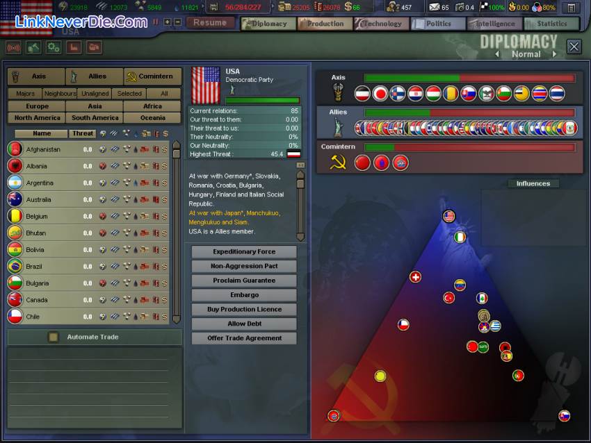 Hình ảnh trong game Hearts of Iron 3 (screenshot) Hình ảnh trong game Hearts of Iron 3 (screenshot)
