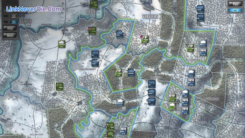 Hình ảnh trong game Battle of the Bulge (screenshot) Hình ảnh trong game Battle of the Bulge (screenshot)