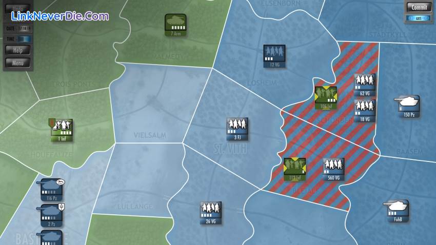 Hình ảnh trong game Battle of the Bulge (screenshot) Hình ảnh trong game Battle of the Bulge (screenshot)