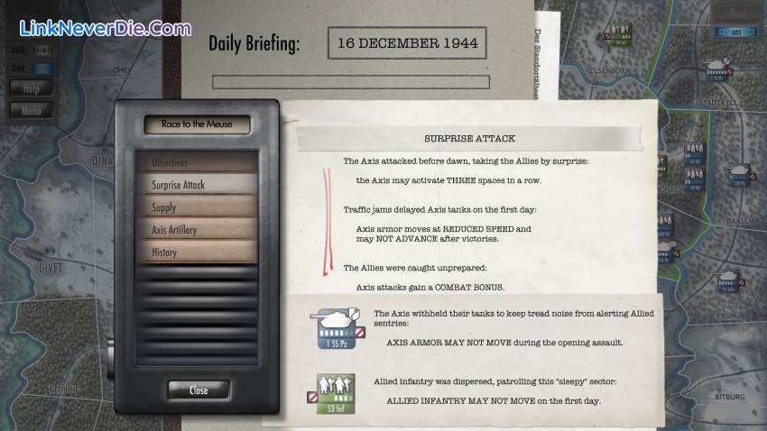 Hình ảnh trong game Battle of the Bulge (screenshot) Hình ảnh trong game Battle of the Bulge (screenshot)