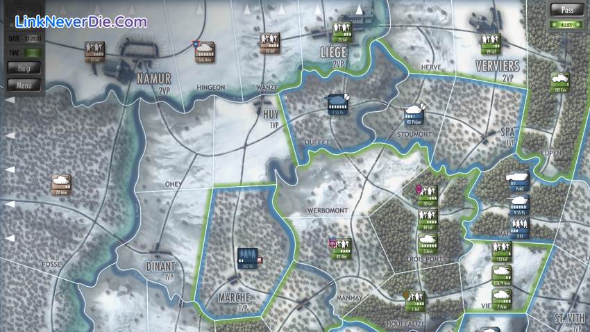 Hình ảnh trong game Battle of the Bulge (screenshot) Hình ảnh trong game Battle of the Bulge (screenshot)