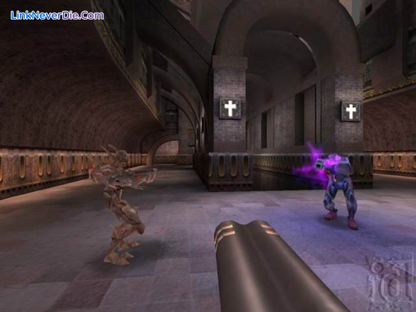 Hình ảnh trong game Quake 3 (screenshot) Hình ảnh trong game Quake 3 (screenshot)