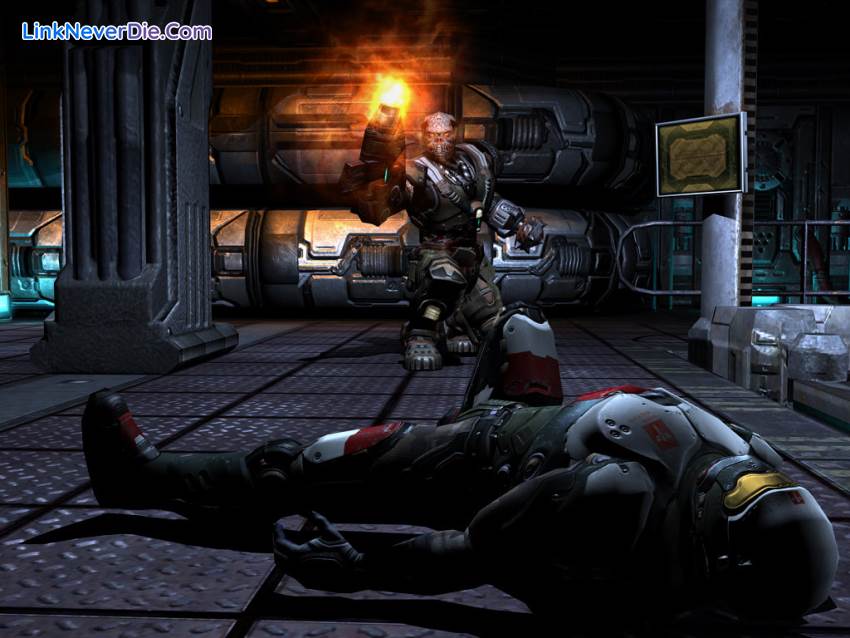 Hình ảnh trong game Quake 4 (screenshot) Hình ảnh trong game Quake 4 (screenshot)