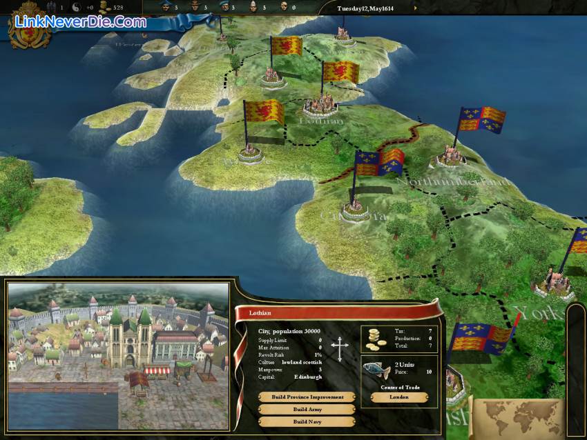 Hình ảnh trong game Europa Universalis 3 (screenshot) Hình ảnh trong game Europa Universalis 3 (screenshot)