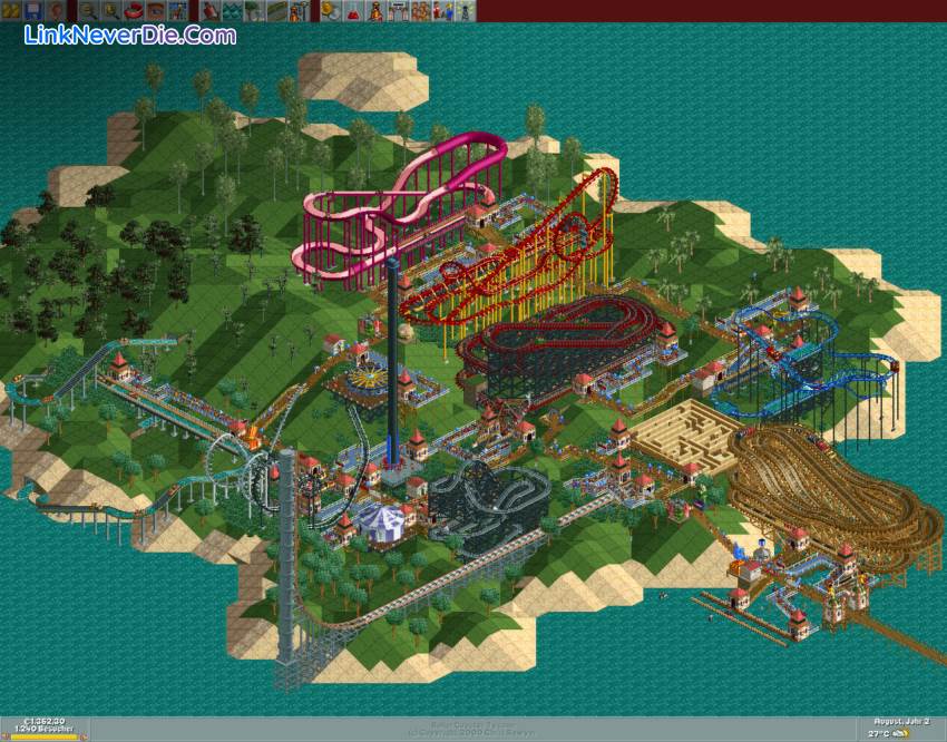 Hình ảnh trong game RollerCoaster Tycoon (screenshot) Hình ảnh trong game RollerCoaster Tycoon (screenshot)