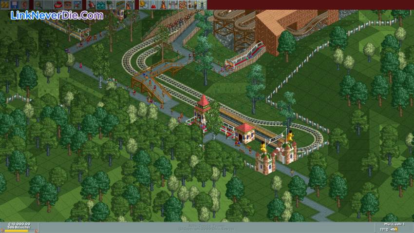 Hình ảnh trong game RollerCoaster Tycoon (screenshot) Hình ảnh trong game RollerCoaster Tycoon (screenshot)