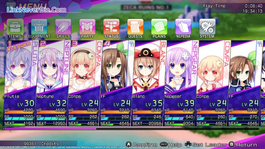 Hình ảnh trong game Hyperdimension Neptunia Re;Birth3 V Generation (screenshot) Hình ảnh trong game Hyperdimension Neptunia Re;Birth3 V Generation (screenshot)