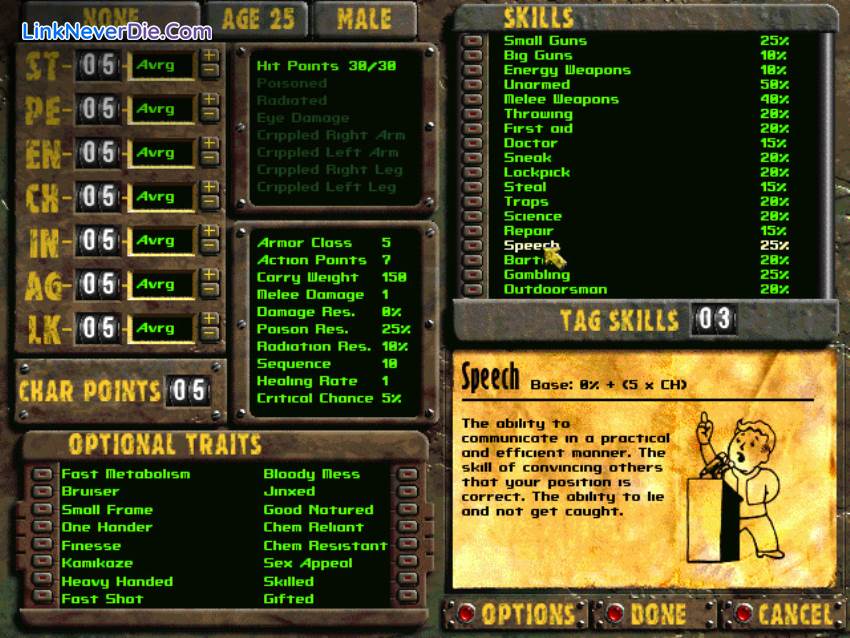 Hình ảnh trong game Fallout 2 (screenshot) Hình ảnh trong game Fallout 2 (screenshot)