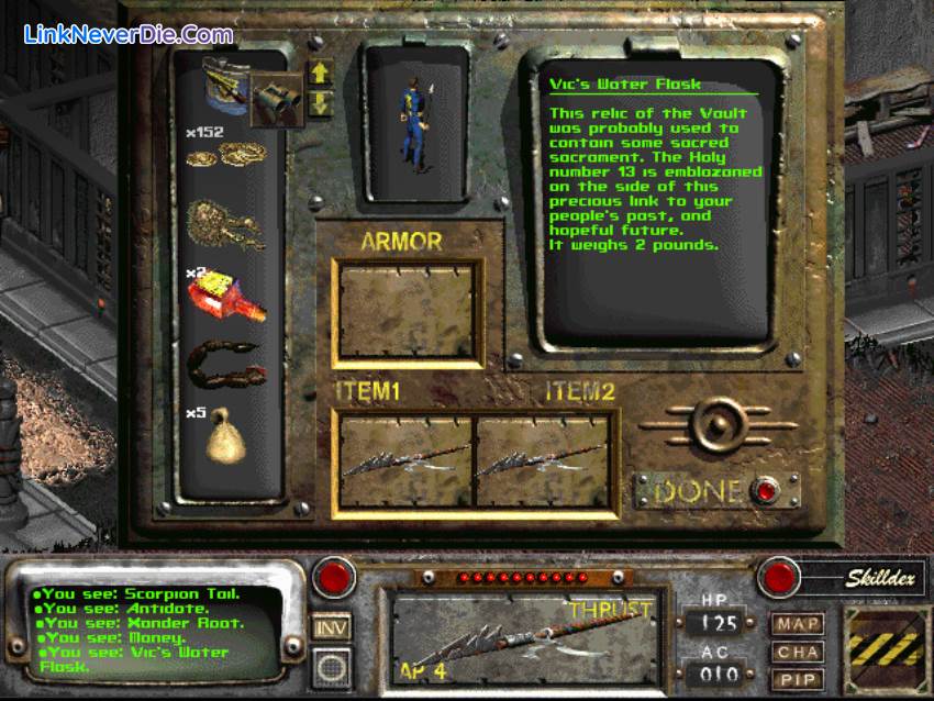 Hình ảnh trong game Fallout 2 (screenshot) Hình ảnh trong game Fallout 2 (screenshot)