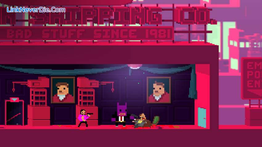 Hình ảnh trong game Not a Hero (screenshot) Hình ảnh trong game Not a Hero (screenshot)