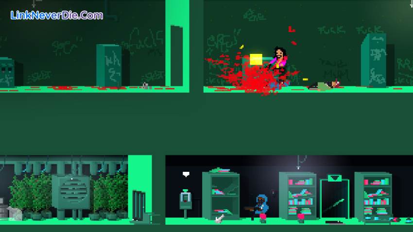 Hình ảnh trong game Not a Hero (screenshot) Hình ảnh trong game Not a Hero (screenshot)