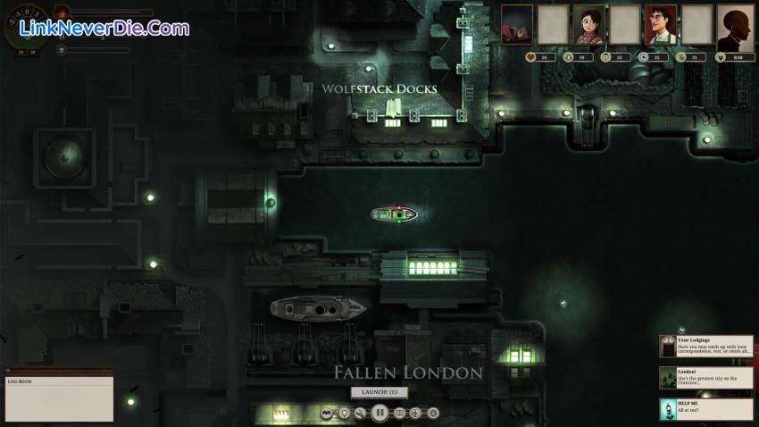 Hình ảnh trong game Sunless Sea (screenshot) Hình ảnh trong game Sunless Sea (screenshot)