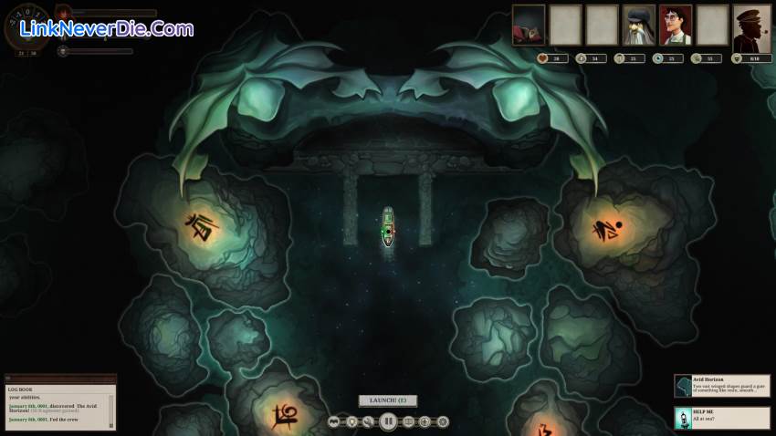 Hình ảnh trong game Sunless Sea (screenshot) Hình ảnh trong game Sunless Sea (screenshot)