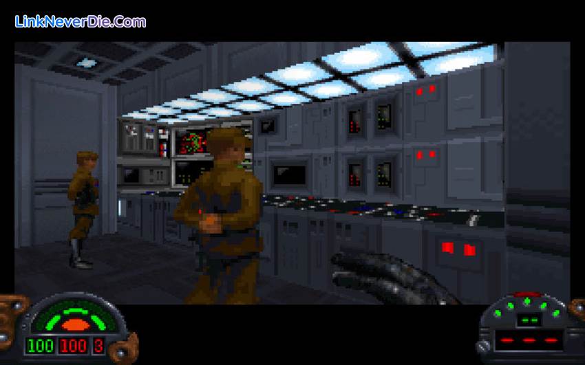 Hình ảnh trong game Star Wars Dark Forces (screenshot) Hình ảnh trong game Star Wars Dark Forces (screenshot)