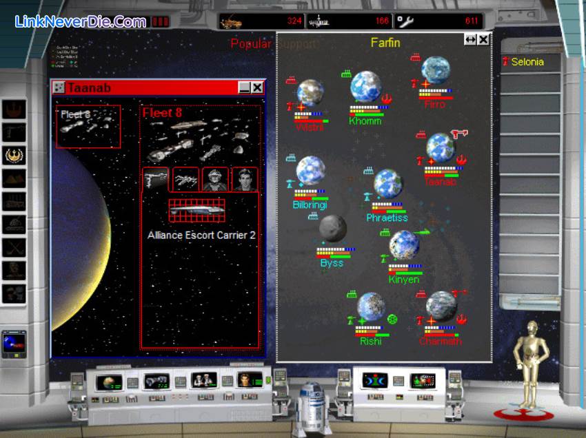 Hình ảnh trong game Star Wars Rebellion (screenshot) Hình ảnh trong game Star Wars Rebellion (screenshot)