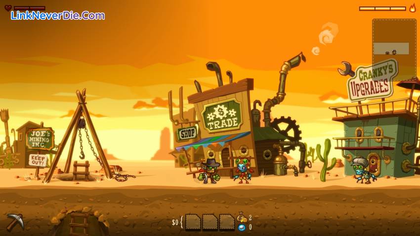 Hình ảnh trong game SteamWorld Dig (screenshot) Hình ảnh trong game SteamWorld Dig (screenshot)