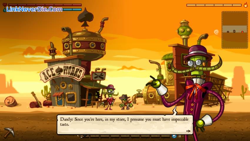 Hình ảnh trong game SteamWorld Dig (screenshot) Hình ảnh trong game SteamWorld Dig (screenshot)