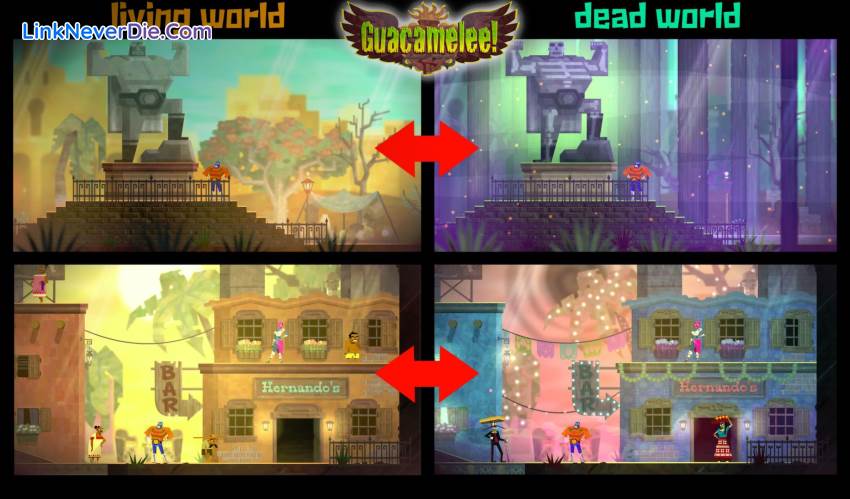 Hình ảnh trong game Guacamelee! (screenshot) Hình ảnh trong game Guacamelee! (screenshot)